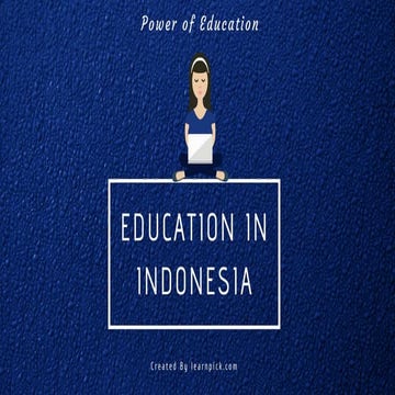 Education In Indonesia