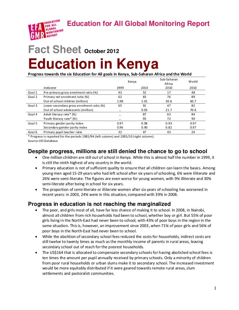 Education in kenya_a_fact_sheet