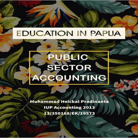 Education in Papua (Theory of Change and Program Logic Model)