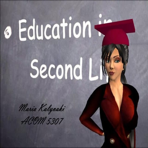 Education in second life