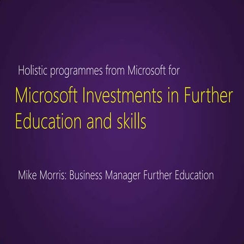 Education investments14th March