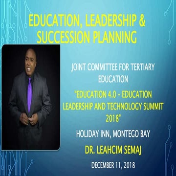 Education, leadership &amp; succession planning dec2018