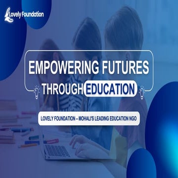 Leading Education NGO in Mohali - Lovely Foundation