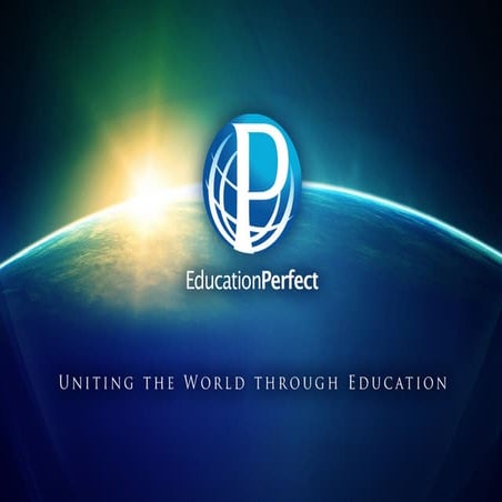Welcome to Education Perfect