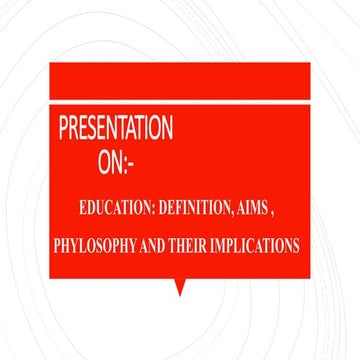 EDUCATION philosophy education msc .pptx