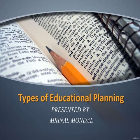 Education planning types