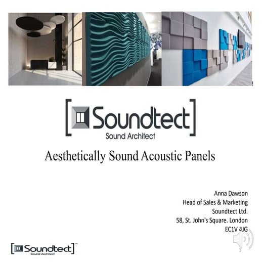 Soundtect ; Sustainable Acoustic Solutions for Education