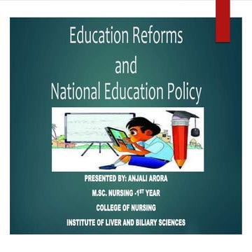 Education reforms