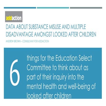 6 things for the Education Select Committee to think about