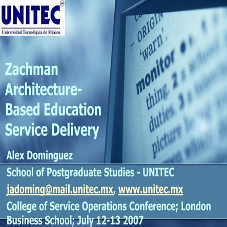 Education service delivery   presentation