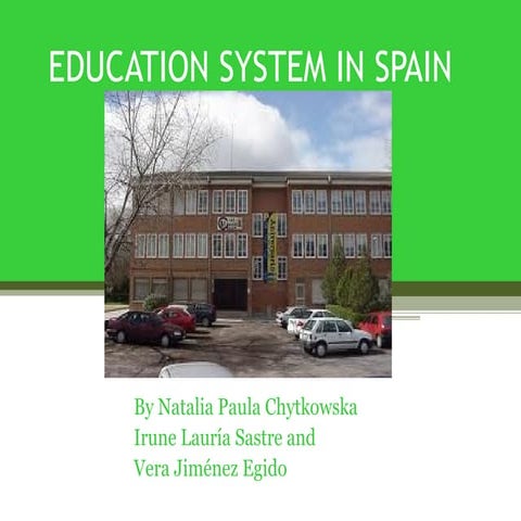Education system in Spain