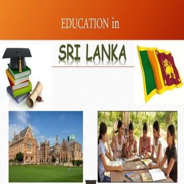 Education system in sri lanka
