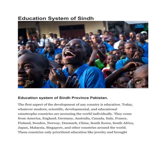 Education System of Sindh.docx