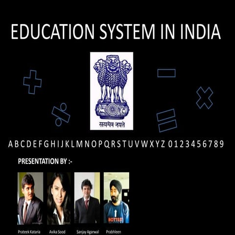 Education sysytem   india