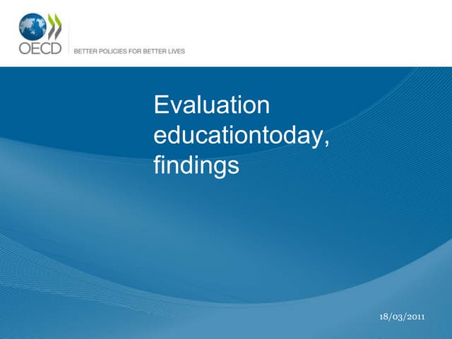 Educationtoday findings 18 march 2011