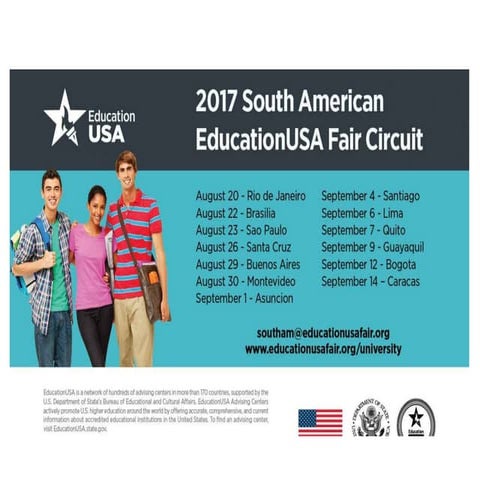 EducationUSA Fair 2017: Preliminary talk