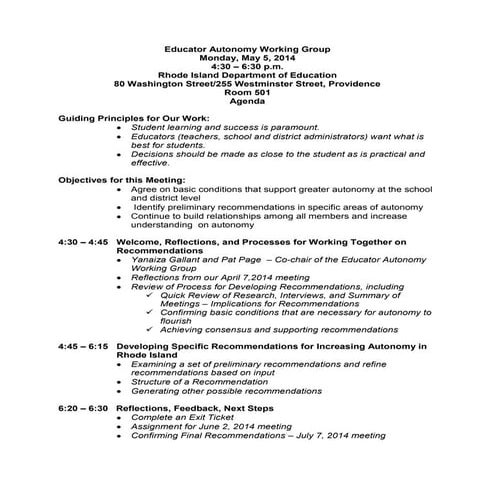 Educator autonomy work group may.5.14 agenda final