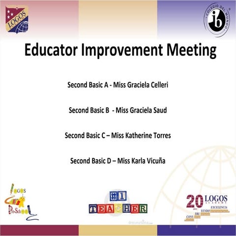 Educator improvement meeting 2012