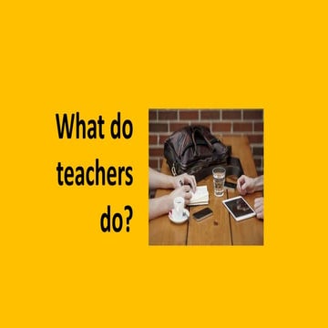 What do great teachers do?