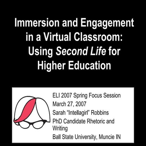 Educause Project Parlor Presentation