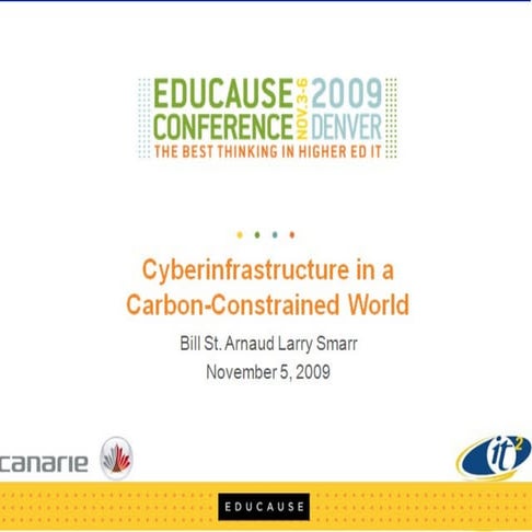 Educause09 Smarr Arnaud