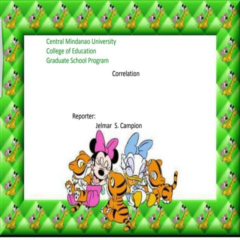 Educ eval ppt correlation