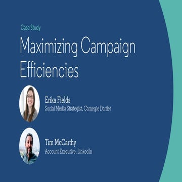 Maximizing Campaign Efficiencies