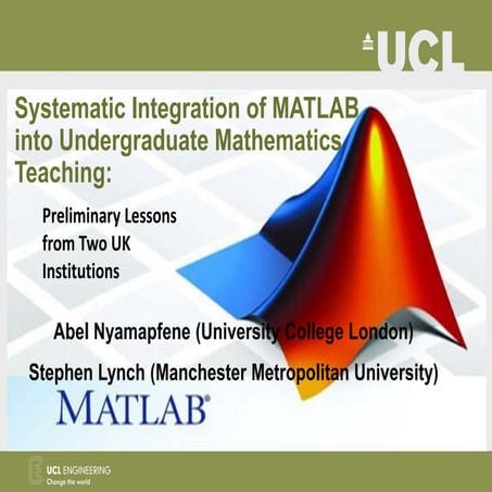 Matlab Integration_Educon 2016 | PPT