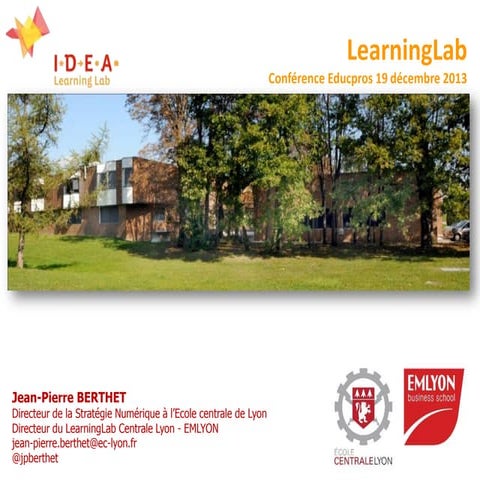 Conférence Educpros 19 décembre 2013