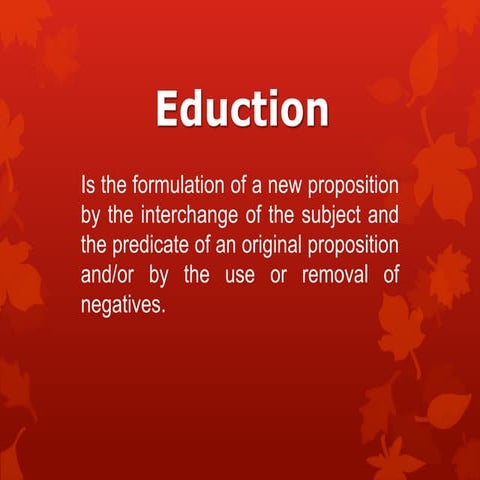 Eduction (ph1)