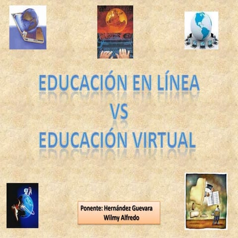 Educ virtual vs educ en linea