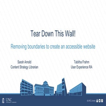 Tear Down This Wall! Removing Boundaries to Create an Accessible Website