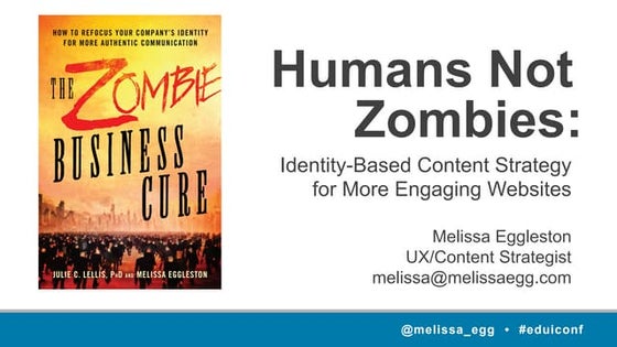 Humans Not Zombies: Identity-Based Content Strategy for More Engaging Websites