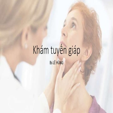 Khám tuyến giáp