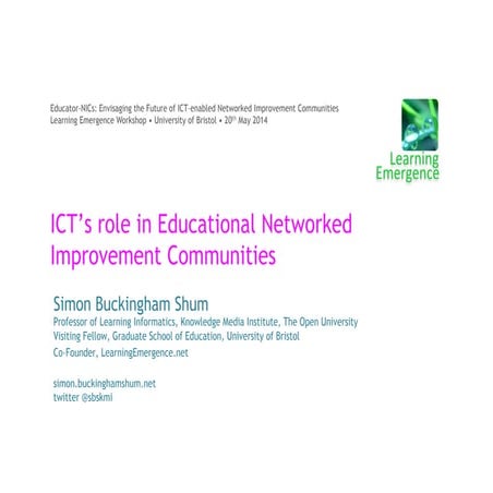Future of ICT in Educator-NICs