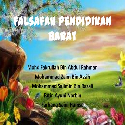 Falsafah Pendidikan Barat 