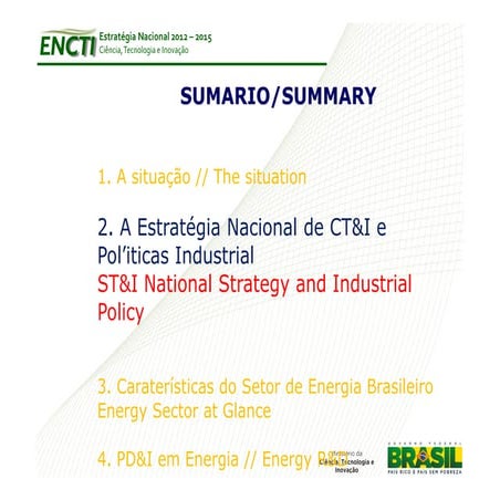 Tendências, diretrizes e desafios governamentais em pesquisa, desenvolvimento...