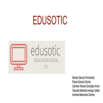 Edusotic. Aproximándonos a través de las redes a la Educación Social