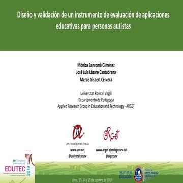 Diseño y validación de un instrumento de evaluación de aplicaciones educativa...
