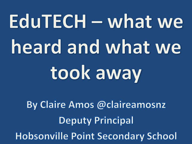EduTECH ignite - What we saw and wh...