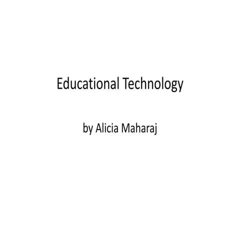 Edu tech power point lesson