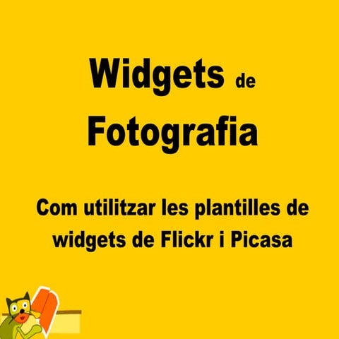Widgets de Fotografia