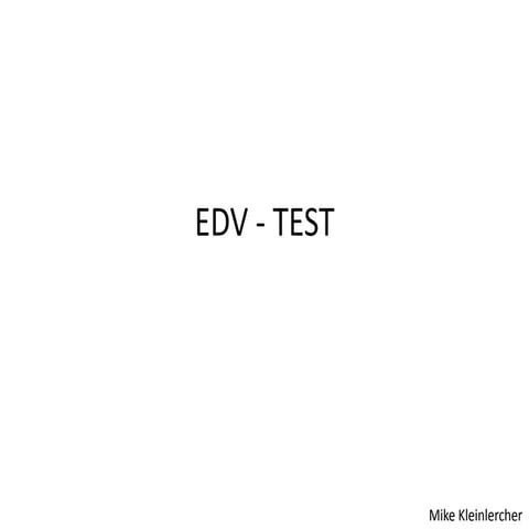 Edvtest