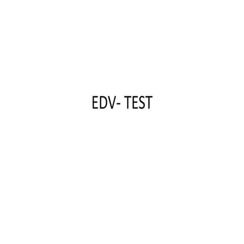 Edv  test