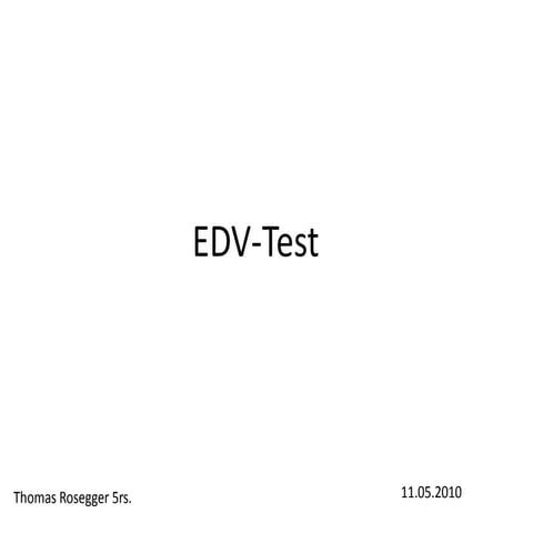 Edv test