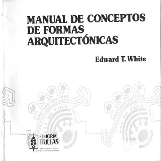 Edward t-white manual concps formas arqcas