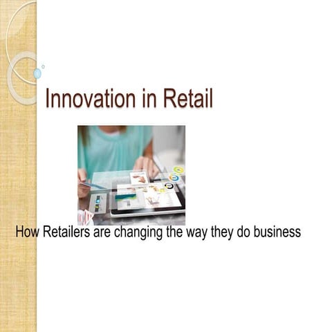 Edward Chenard, Innovation in Retail
