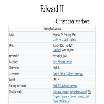 Edward ii