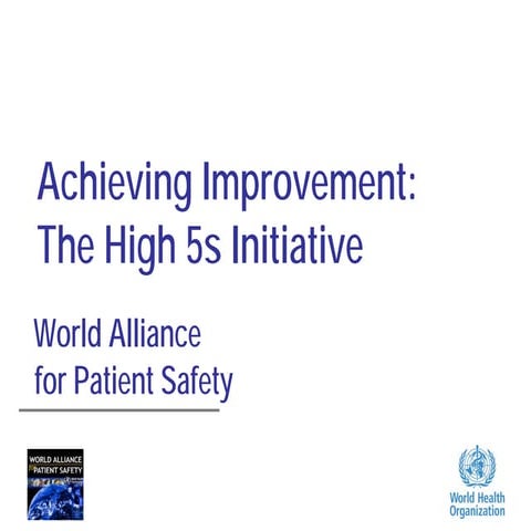 The High 5 S initiative