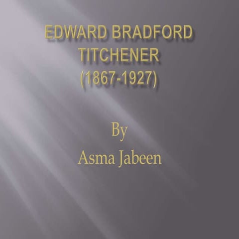 Edward titchener
